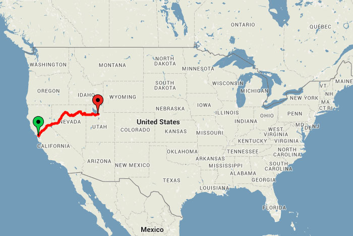 map of san francisco in america Across The Usa By Train For Just 213 map of san francisco in america