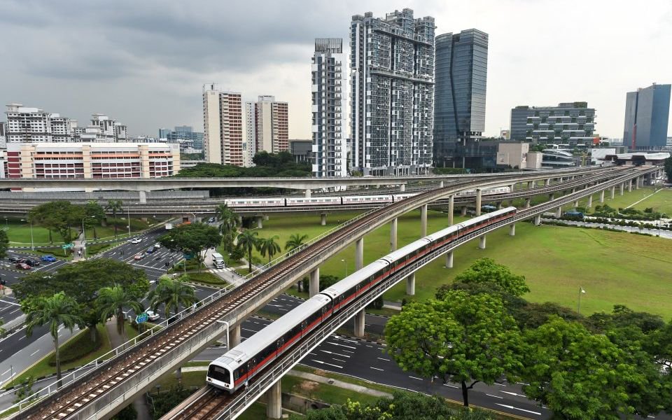 1.5 Hours Across Singapore by Train